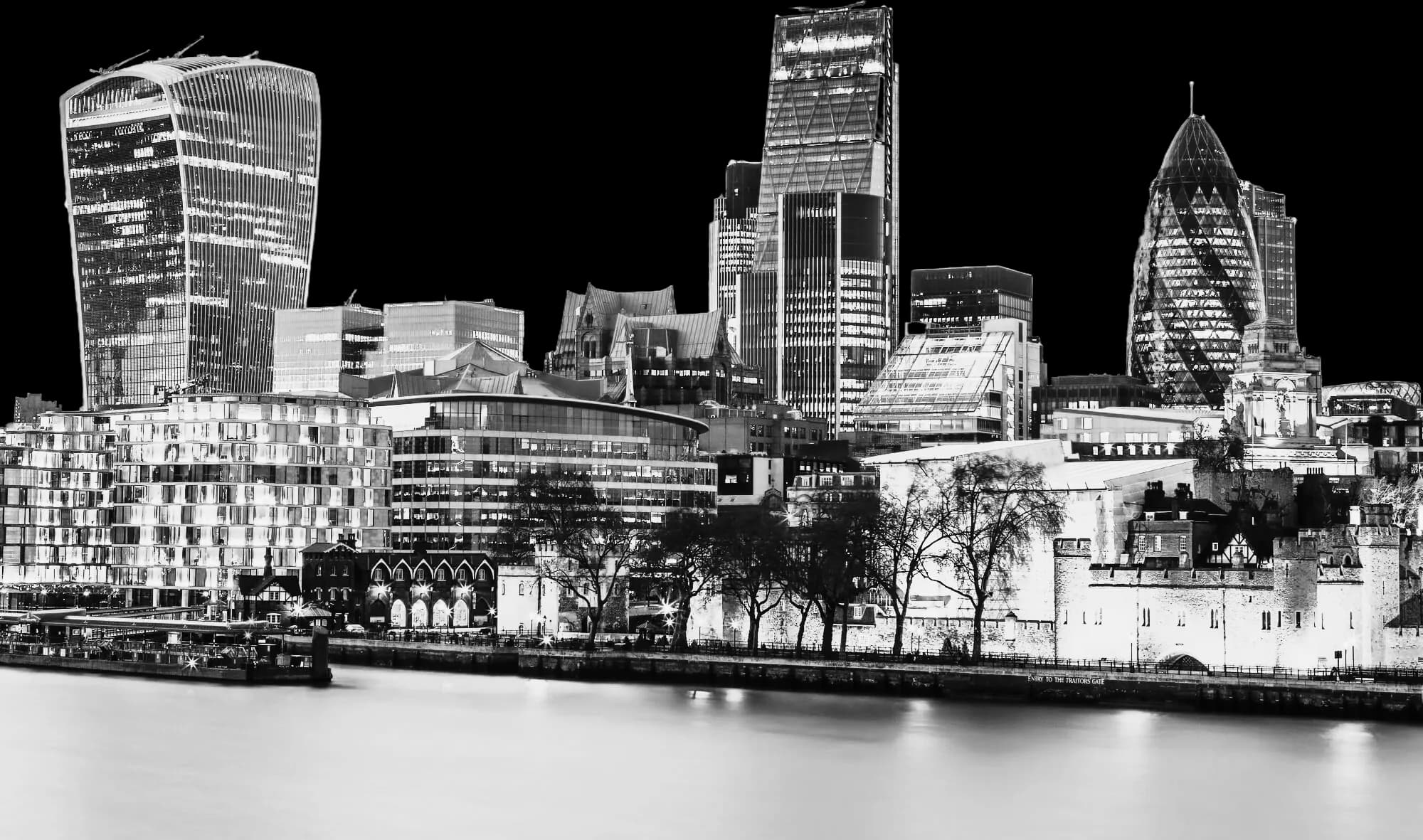 Les tours de la City, à London